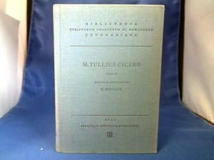 Bild des Verkufers fr De Re Publica. Librorum sex quae Manserunt quintum recognovit K. Ziegler. M. Tulli Ciceronis Scripta quae Manserunt Omnia, Fasc. 39. - Bibliotheca Scriptorum Graecorum et Romanorum Teubneriana. zum Verkauf von Antiquariat Michael Solder