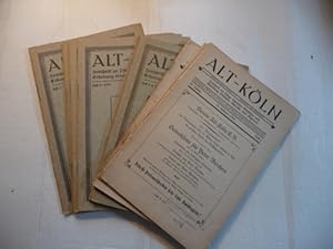 Imagen del vendedor de ALT-KLN: Zeitschrift zur Pflege Klnischer Geschichte und Erhaltung Klnischer Sprache und Eigenart - 1926 Heft 1+ 2+ 3; 1927 Heft 1+2 + 3 + 4 + 5; 1928 Heft 1 + 2 + 3 + 4 (11 HEFTE) a la venta por Gebrauchtbcherlogistik  H.J. Lauterbach