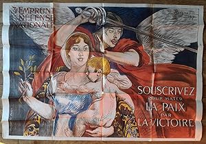 AFFICHE - 3° EMPRUNT de la DÉFENSE NATIONALE - signée BESNARD - 1917