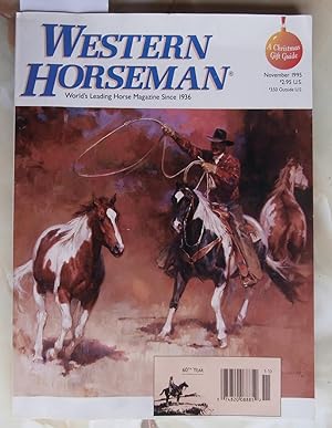 Imagen del vendedor de Western Horseman Magazine November 1995 a la venta por Laura Books