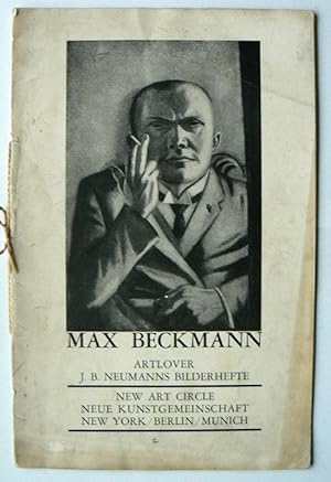 Max Beckmann. Artlover. J.B.Neumanns Bilderhefte.