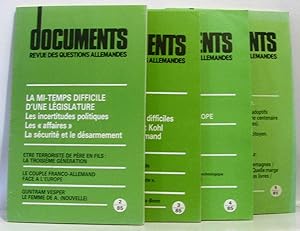 Documents: revue des questions allemandes quatre numéro: 2-3-4-5 année 1985