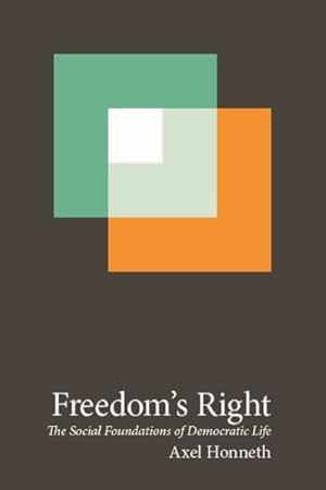 Imagen del vendedor de Freedom's Right : The Social Foundations of Democratic Life a la venta por GreatBookPrices