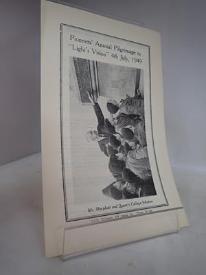 Seller image for Pioneers' Pamphlet: Pioneers' Annual Pilgrimage to 'Light's Vision' 4th July 1949 for sale by YattonBookShop PBFA