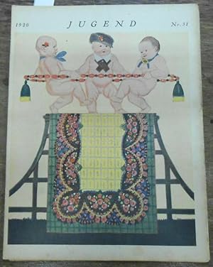 Seller image for JUGEND Nr. 31 - Juli 1920. Aus dem Inhalt: Karl Christian Reh - Ma Ekke / Adolf Neidhardt - Die Teetasse / Fritz Mller-Partenkirchen - Die Karbidlampe. for sale by Antiquariat Carl Wegner