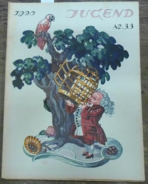 Bild des Verkufers fr JUGEND Nr. 33 - August 1920. Aus dem Inhalt: Hanns Lerch - Die psychologische Rasier- und Frisierstube / Paul Schmid - Magdalenenlieder / Margret Hansen - ein Gesprch. zum Verkauf von Antiquariat Carl Wegner