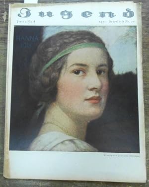 Imagen del vendedor de JUGEND Nr. 27 - Oktober 1921 - Doppelheft. Aus dem Inhalt: Rolf Brandt - Drei Tage / Reinhard Weer - Morlaincourt. a la venta por Antiquariat Carl Wegner