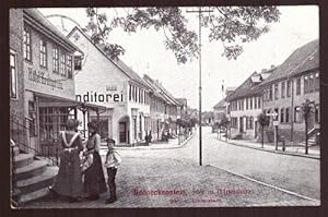 Ansichtskarte AK Benneckenstein. Ober- und Unterstadt. Hochharz (mit Hotel Kronprinz u. Konditorei)