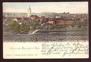 Ansichtskarte AK Gruss aus Bernstadt i. Sachsen (Totalansicht)