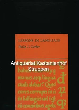Bild des Verkufers fr Lessons in Language, zum Verkauf von Antiquariat Kastanienhof