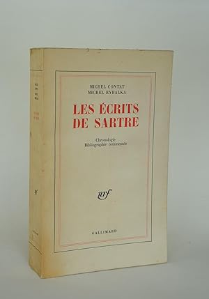 Seller image for Les Ecrits De Sartre. Chronologie, Bibliographie commente. for sale by Librairie Raimbeau