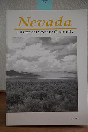 Seller image for Nevada Historical Quarterly Fall 2001 for sale by Crossroads Books