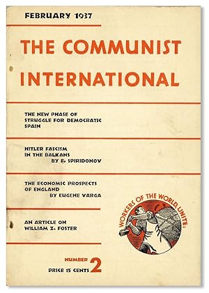 Imagen del vendedor de The Communist International: Organ of the Executive Committee of the Communist International, Vol. XIV, no. 2, February, 1937 a la venta por Lorne Bair Rare Books, ABAA
