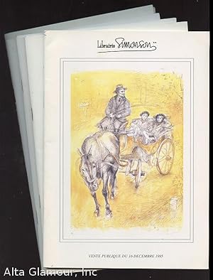 LIBRAIRIE SIMONSON [set of seven catalogues]