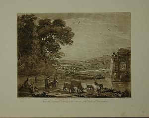 Landscape. From the original drawing in the collection of the Duke of Devonshire: A beautiful Lan...