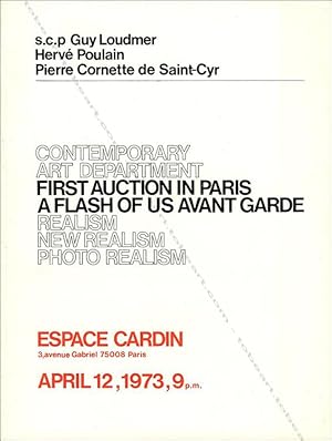 Immagine del venditore per First auction in Paris. A flash of US Avant Garde. REALISM / NEW REALISM / PHOTO REALISM venduto da Librairie-Galerie Dorbes Tobeart