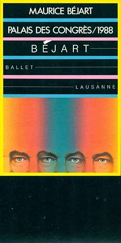 Maurice Béjart Palais des Congrès .1988. Ballet Lausanne