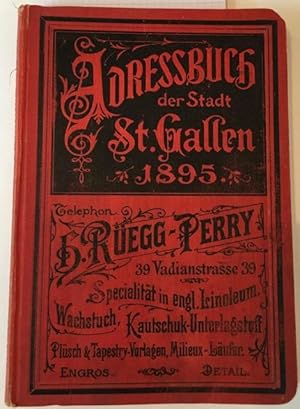 Adressbuch der Stadt St. Gallen 1895.