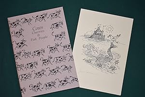 Seller image for Cows, Cherries & Fish People, three poems with drawings by John Lawrence. for sale by Collinge & Clark