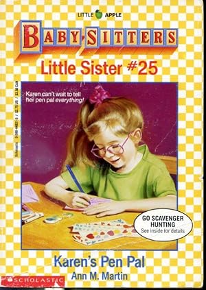 Imagen del vendedor de Baby-Sitters Little Sister #25 : Karen's Pen Pal a la venta por Librairie Le Nord