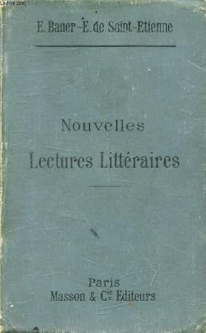 Seller image for NOUVELLES LECTURES LITTERAIRES, AVEC NOTES ET NOTICES for sale by Le-Livre