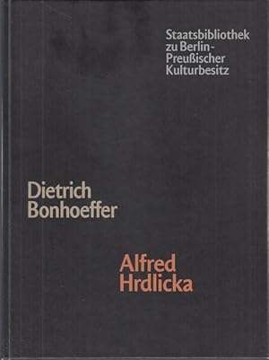 Immagine del venditore per Dietrich Bonhoeffer. Die Marmorbste von Alfred Hrdlicka in der Staatsbibliothek in Berlin. Dokumente aus dem Nachla. Alfred Hrdlicka. Der Graphik-Zyklus 'Wie ein Totentanz. Die Ereignisse des 20. Juli 1944' mit Kommentaren des Knstlers venduto da Graphem. Kunst- und Buchantiquariat