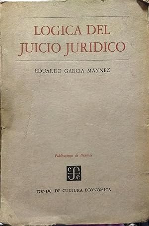 Seller image for Lgica del juicio jurdico for sale by Librera Monte Sarmiento