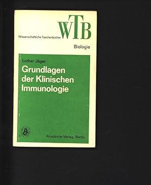 Bild des Verkufers fr Grundlagen der Klinischen Immunologie. WTB Band 190. zum Verkauf von Antiquariat Bookfarm