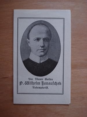 Der Diener Gottes P. Wilhelm Janauschek - Redemptorist