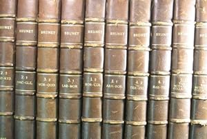 Manuel du Libraire et de L Amateur de Livres. [Handbuch des Buchhändlers und Buchlkiebhabers.] 5 ...