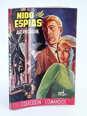 COLECCIÓN COMANDOS 187. NIDO DE ESPÍAS (Alf Regardie) Valenciana, 1950