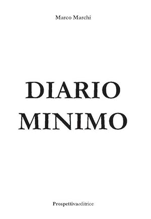 Immagine del venditore per Diario minimo venduto da Libro Co. Italia Srl