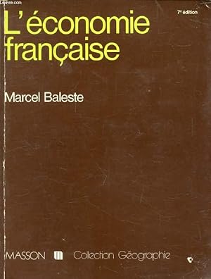 Bild des Verkufers fr L'ECONOMIE FRANCAISE zum Verkauf von Le-Livre