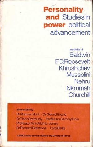 Personality and Power: Studies in Political Advancement