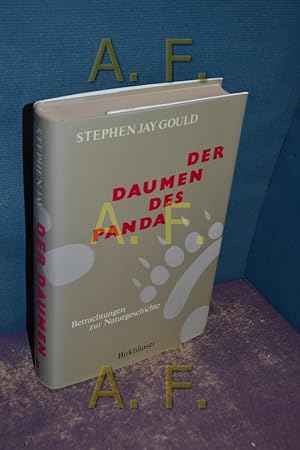 Bild des Verkufers fr Der Daumen des Panda : Betrachtungen zur Naturgeschichte. [Aus d. Engl. von Klaus Laermann unter Mitw. von Eva-Maria Schmitz] zum Verkauf von Antiquarische Fundgrube e.U.