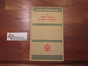 Seller image for Die festliche Weltreise des Dichters Dauthendey : Eine Ausw. aus s. Werken. [Ausgew. u. hrsg. von Kurt Matthies] / Die kleine Bcherei ; 51 for sale by Antiquariat im Kaiserviertel | Wimbauer Buchversand