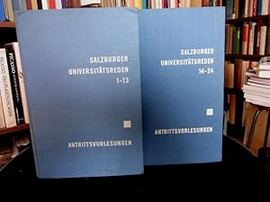 Salzburger Universitätsreden Antrittsvorlesungen. H. 1- 13 und 14 - 24.