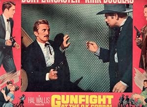 Seller image for 8 (acht !) mehrfarbige Lobby Cards zu dem Film der Paramount Release: "Gunfight at the O.K. Corral". for sale by Antiquariat Richard Husslein