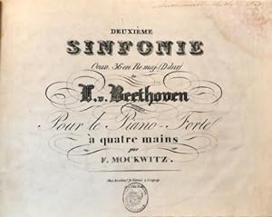 [Op. 36. Arr.] Deuxième Sinfonie Oeuv. 36 en Re maj (D dur). Pour le piano-forte à quatre mains p...