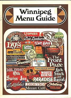 Winnipeg Menu Guide : 1980 Edition / compiled and edited by Jerry Bass