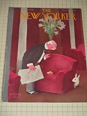 Imagen del vendedor de Mar.23,1951 The New Yorker Magazine: W.C.Fields - John Cheever - Lunch with Hermann Goring - Chas. Addams Cartoon a la venta por rareviewbooks