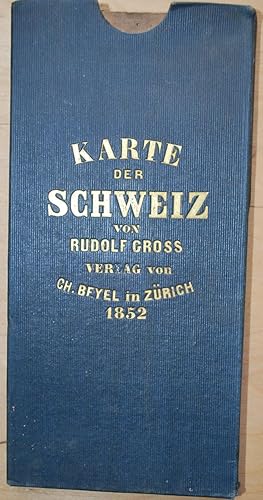 Karte der Schweiz nach den neuesten Materialien entworfen und gezeichnet von Rudolf Gross Ingenie...