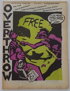 Immagine del venditore per Overthrow (Summer 1986 - Vol. 8 No. 2): A Yipster [Yippie!] Times Publication (Abbie Hoffman Interview) (Underground Newspaper) venduto da Bloomsbury Books