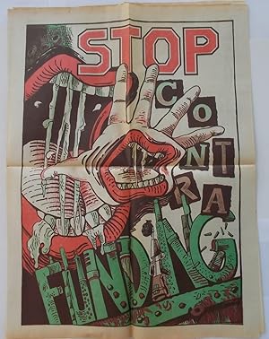 Immagine del venditore per Overthrow (Spring 1988 - Vol. 10 No. 1): A Yipster [Yippie!] Times Publication (Centerfold Poster: STOP CONTRA FUNDING) (Underground Newspaper) venduto da Bloomsbury Books