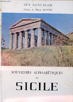 Bild des Verkufers fr SOUVENIRS ALPHABETIQUES DE SICILE zum Verkauf von Le-Livre