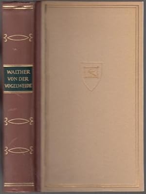 Imagen del vendedor de Sprche. Lieder. Der Leich. Urtext. Prosabertragung. Hrsg. u. bers. v. Paul Stapf a la venta por Graphem. Kunst- und Buchantiquariat