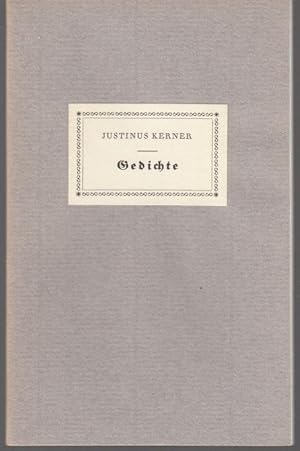 Imagen del vendedor de Gedichte. Eine Auswahl (= Turmhahn-Bcherei 29/30) a la venta por Graphem. Kunst- und Buchantiquariat