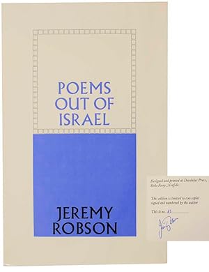 Bild des Verkufers fr Poems out of Israel (Signed Limited Edition) zum Verkauf von Jeff Hirsch Books, ABAA