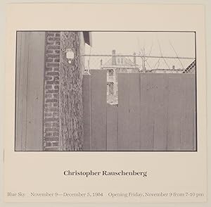 Seller image for Christopher Rauschenberg for sale by Jeff Hirsch Books, ABAA