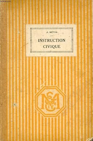 Seller image for COURS D'INSTRUCTION CIVIQUE & NOTIONS DE MORALE SOCIALE, E.P.S. for sale by Le-Livre